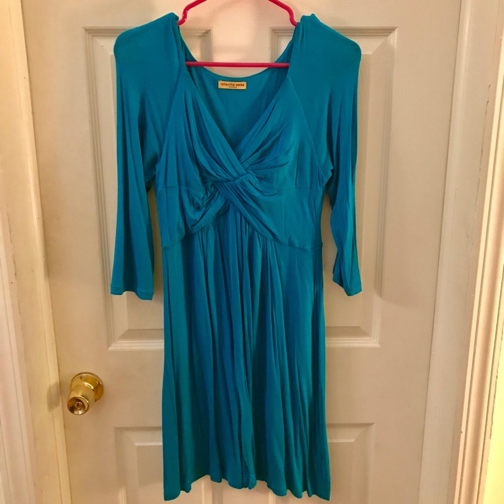 Turquoise dress